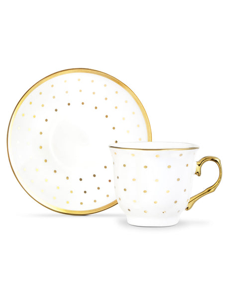 New Bone China Coffee Set for Two - Colorful Modern Design