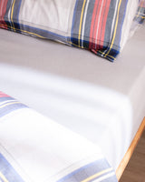 Saul King Size 100% Cotton Flannel Duvet Cover Set