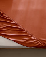 100% Cotton Sateen Fitted Sheet - Luxurious Softness