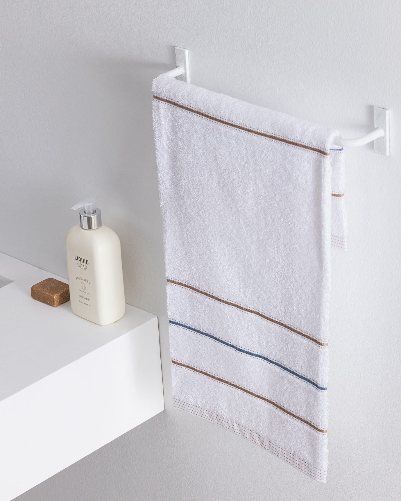 Turkish Cotton Blend Face Towel - Plush & Absorbent Comfort