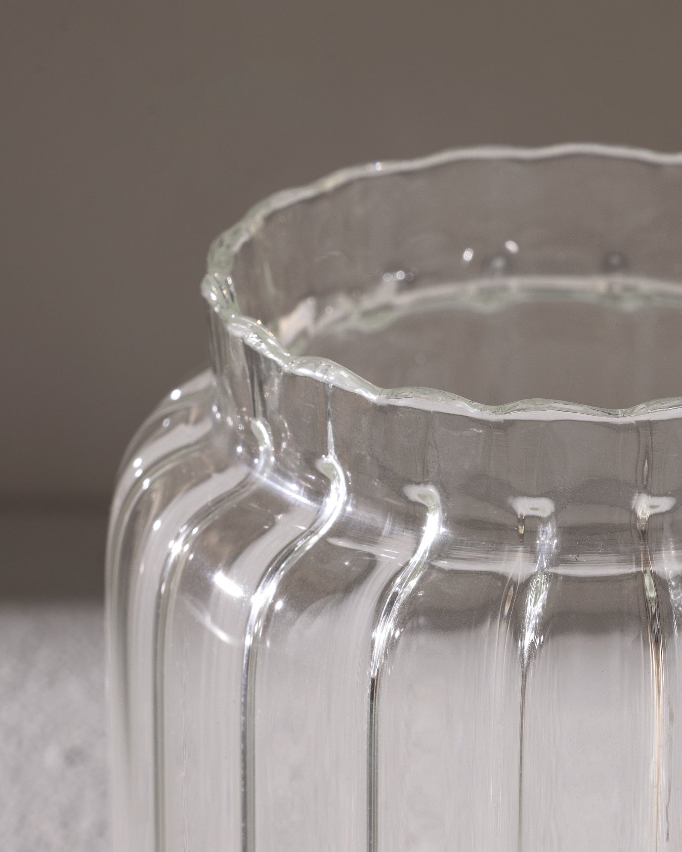 Clear Borosilicate Glass Food Storage Jar with Airtight Lid