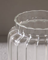 Clear Borosilicate Glass Food Storage Jar with Airtight Lid