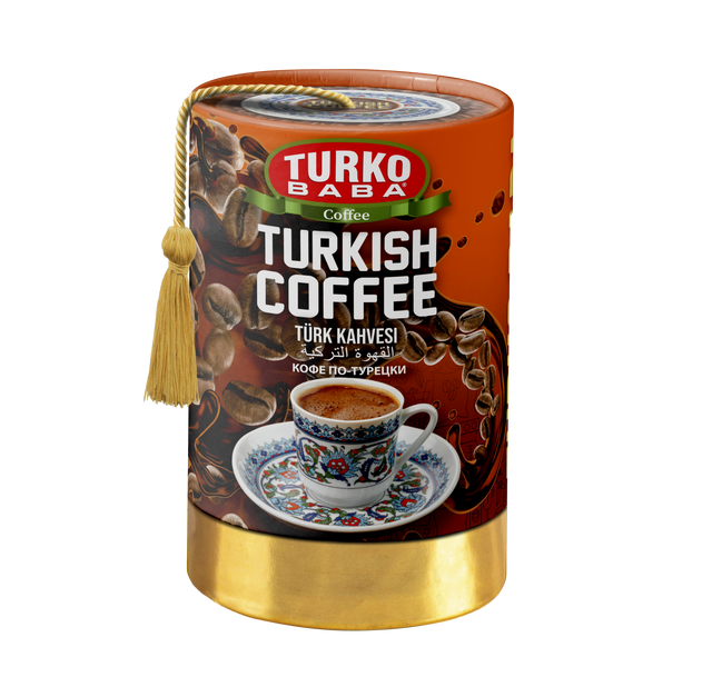 TURKOBABA Professional Fine-Ground Medium-Roasted Arabica Turkish Coffee - 200g