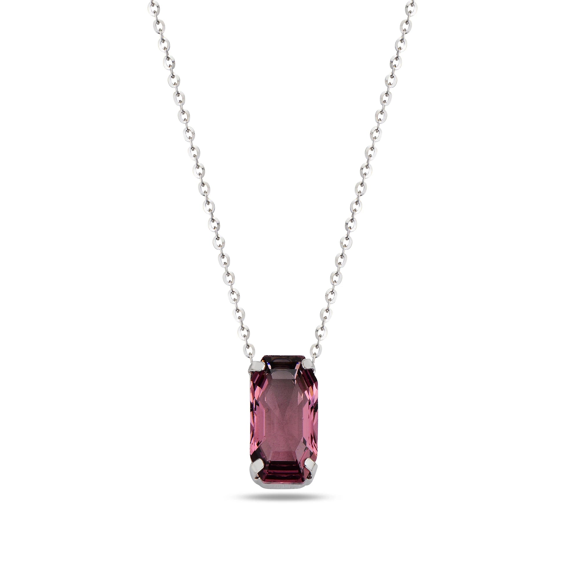 Solitaire Pendant Necklace - Elegant Brilliance