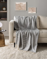 Soft Acrylic-Cotton Blend Throw - Cozy & Lightweight Comfort