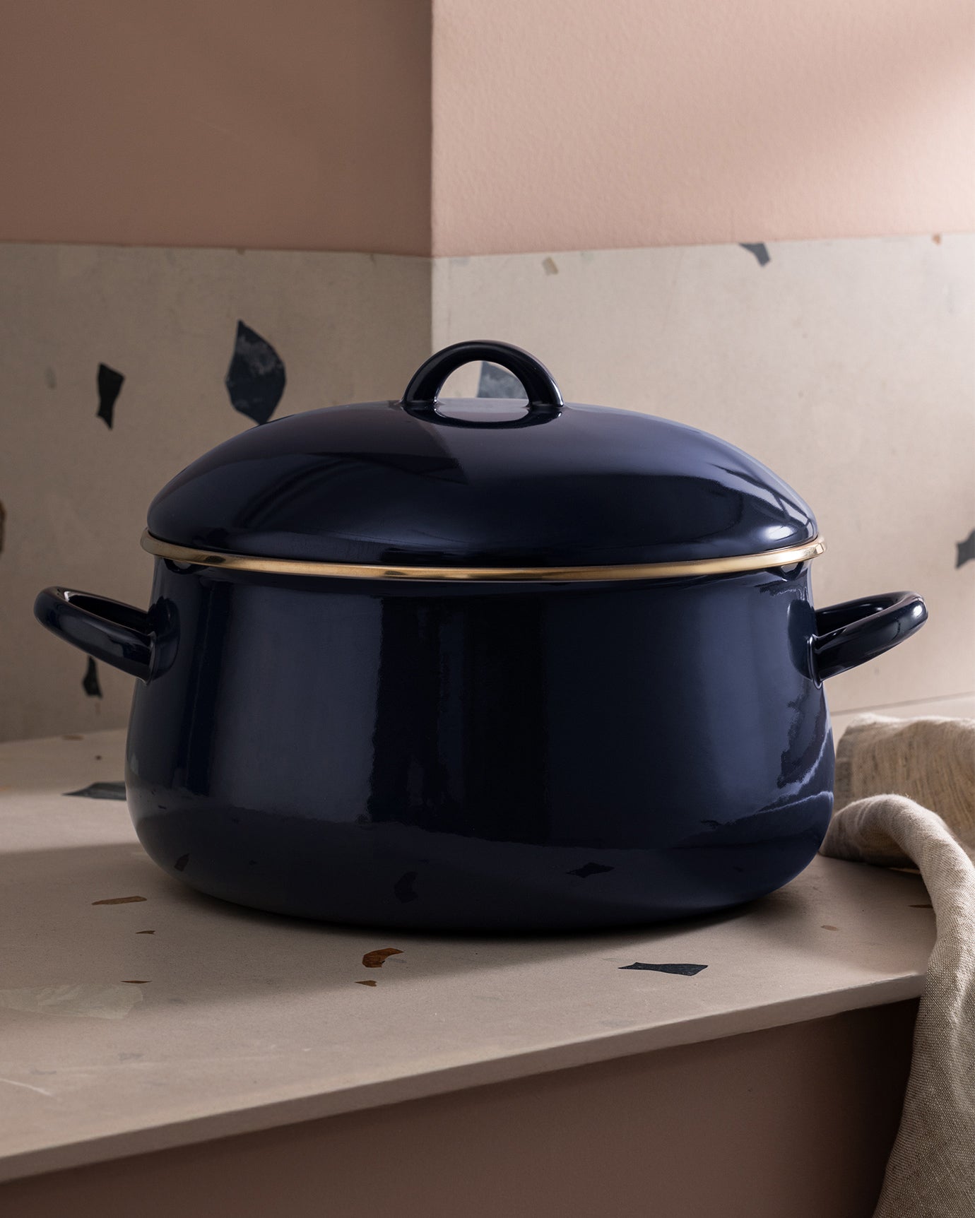 24 cm Blue Saucepan