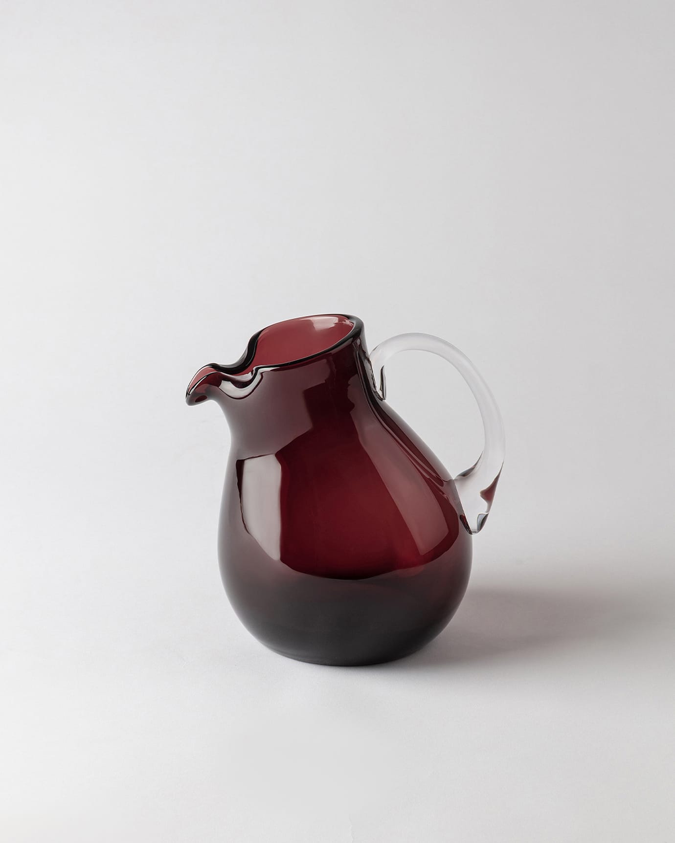 Artisanal Glass Carafe - Emeline Handmade Serving Pitcher
