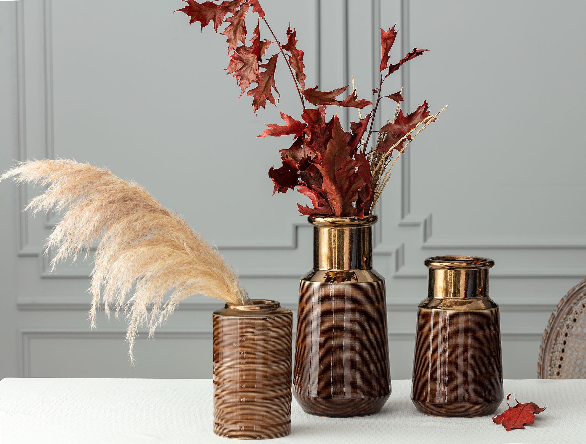 African Style Ceramic Decorative Vase