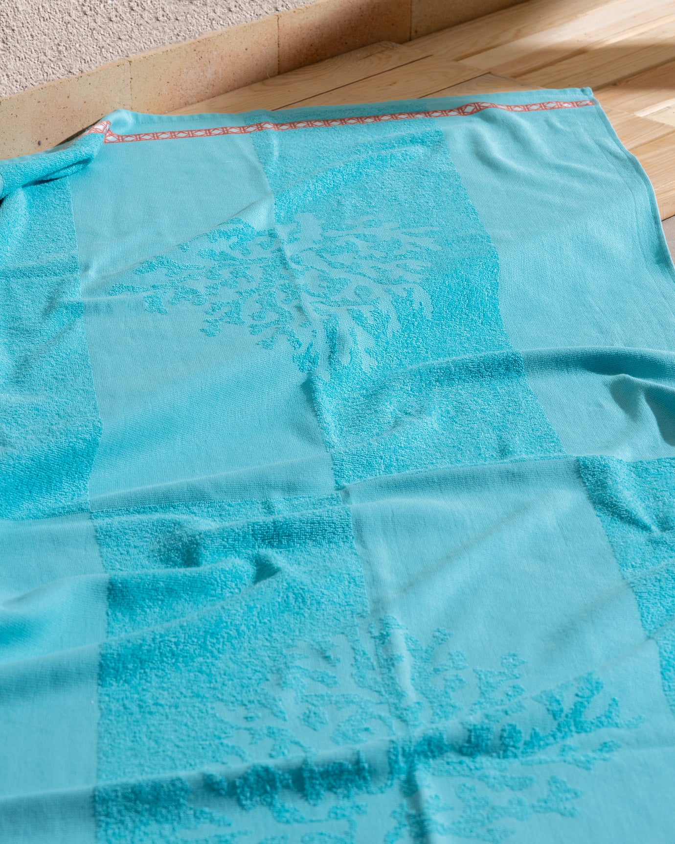Corail 100% Cotton Beach Towel - Turquoise