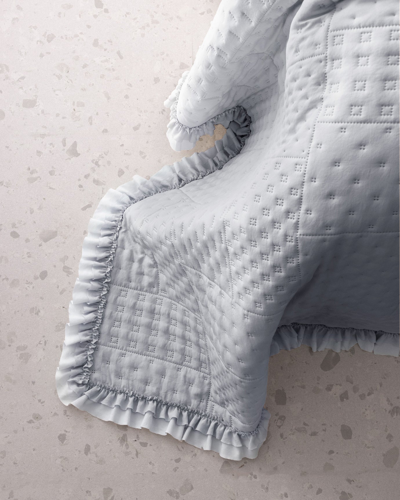 Indigo Double Bedspread - Medus Design Full Size Bed Cover