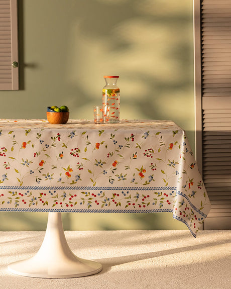 Easy-Clean PVC Tablecloth - Vibrant & Stain-Resistant Design