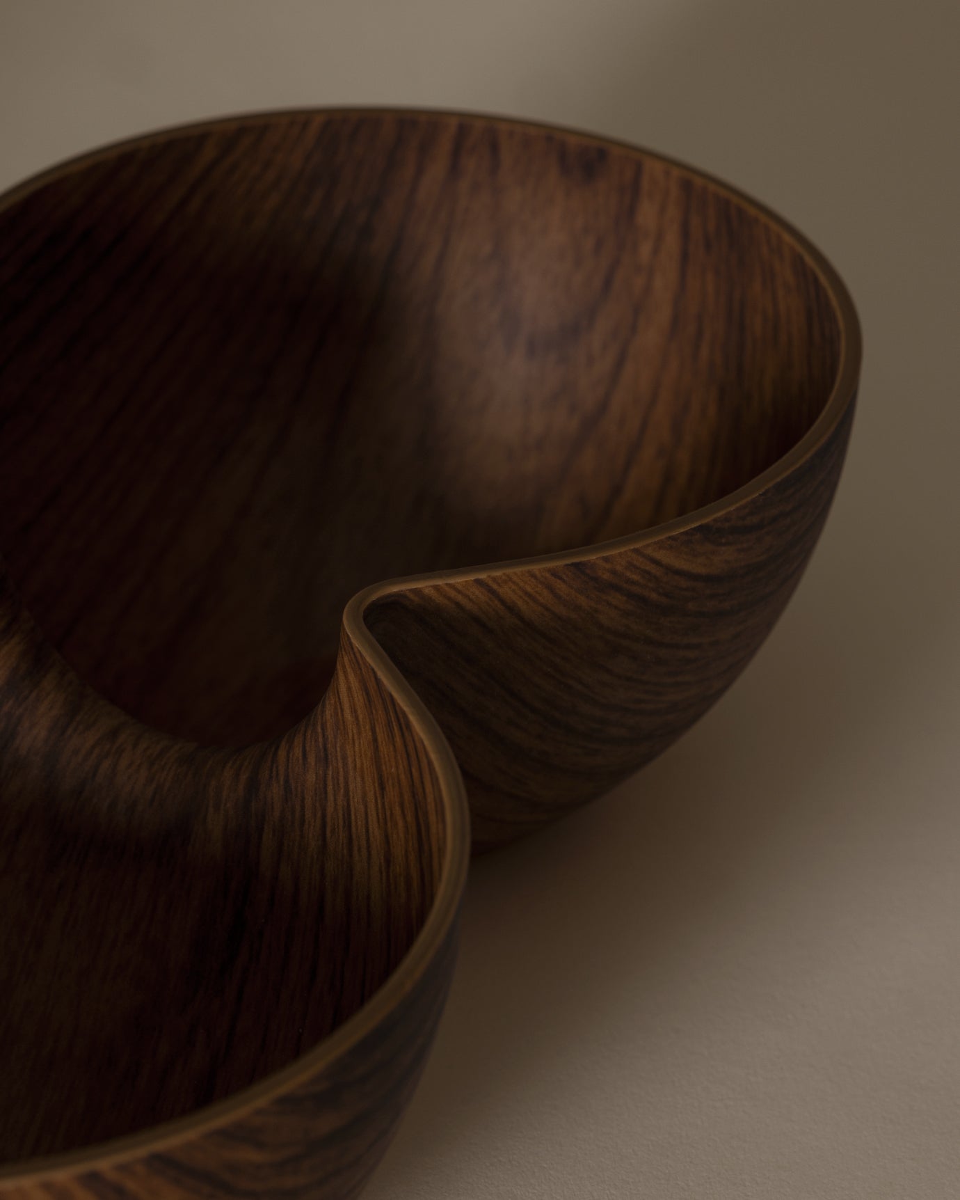 Plastic Dual-Compartment Snack Bowl - Oslo Antibacterial Design