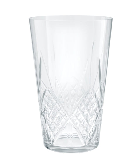 Clear Glass Conical Vase - Modern Minimalist Design