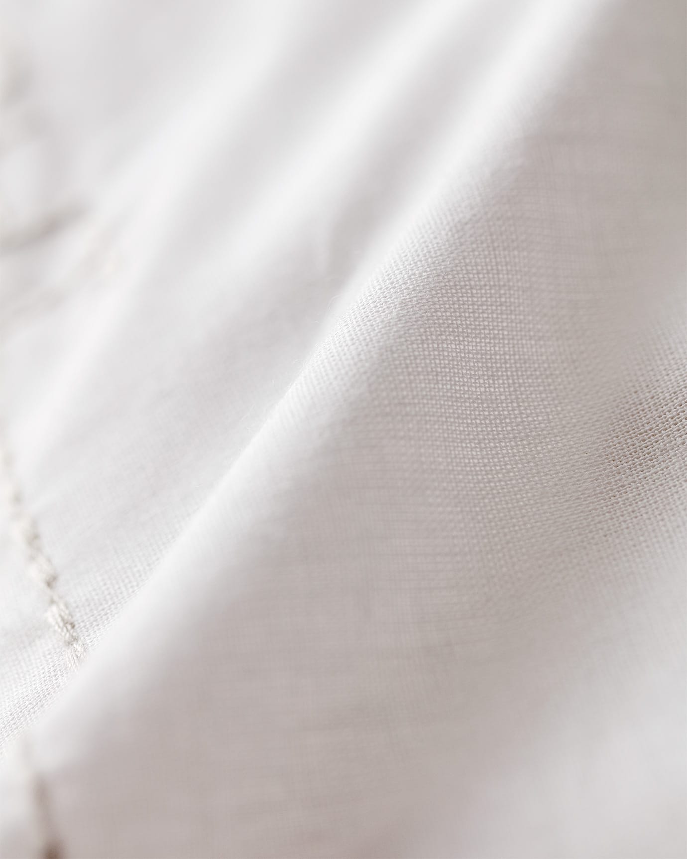 100 Percent Cotton Pillowcase - Soft & Breathable White Beige