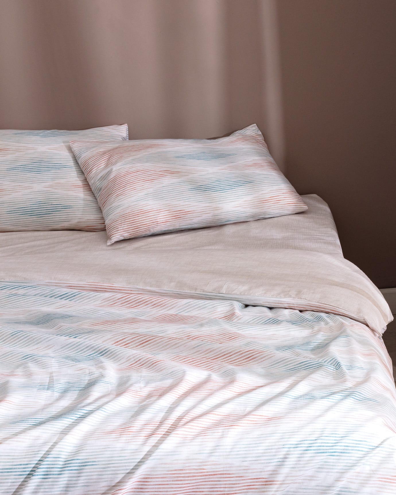 Faye King Size 100% Cotton Ranforce Printed Bedding Set