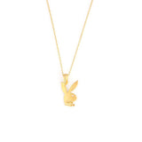Sterling Silver Rabbit Pendant Necklace - Playful & Iconic Design