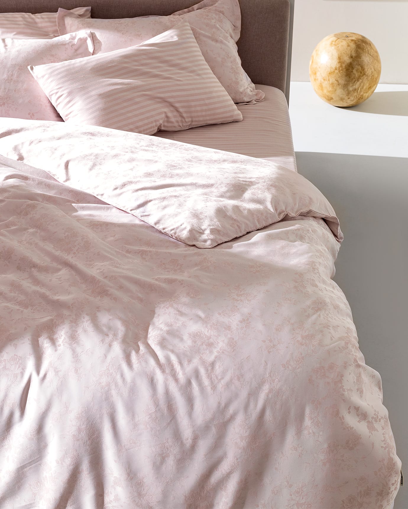 Ensemble de literie housse de couette en satin jacquard double luxe