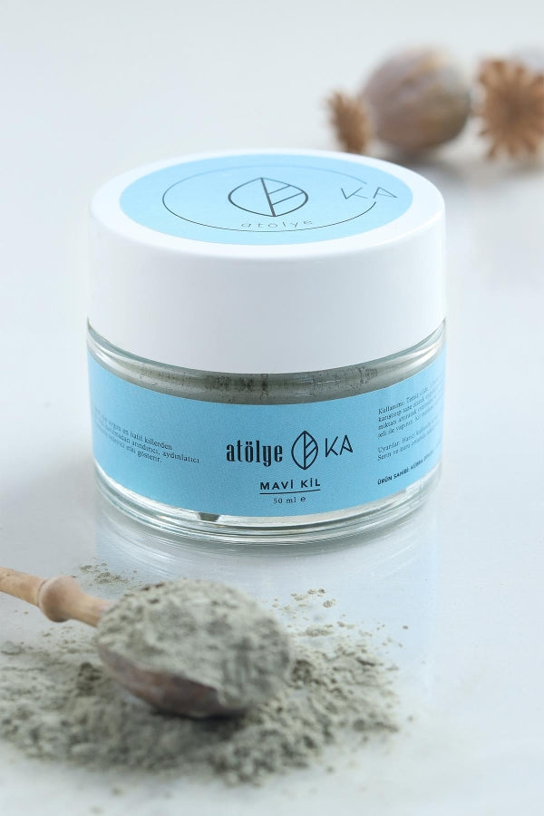Pure Natural Blue Clay Powder for Skincare & Detox Masks