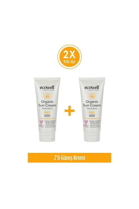 Organic Sun Cream - SPF 50+ Nourishing & Soothing Botanical Blend