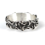 925 Sterling Silver Chain Link Ring - Contemporary & Elegant Style