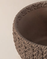 Dolly Decorative Planter Pot - 18 cm - Mink Brown