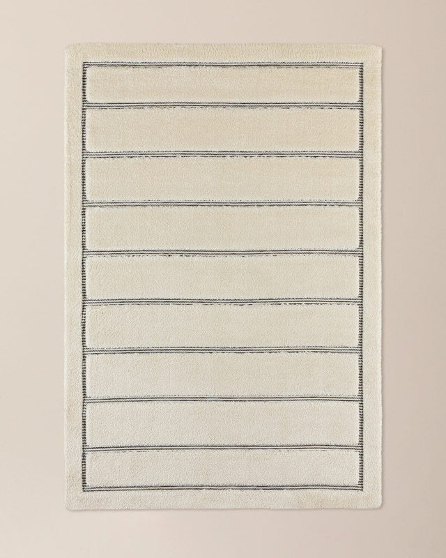 Cream Foison Area Rug - Soft Decorative Floor Carpet
