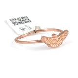 Sterling Silver Delicate Bird Ring - Winged Charm Design