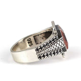 Premium 925 Sterling Silver Faceted Zultanite Men's Ring