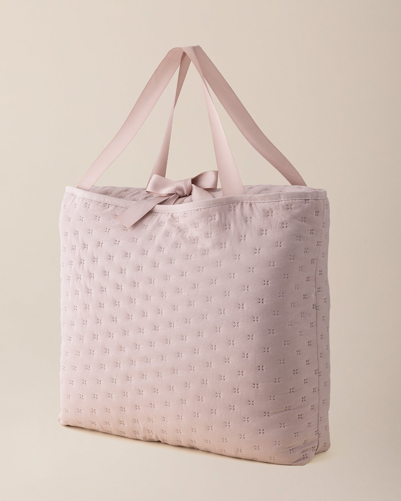 Polyester Double Bedspread - Elegant Powder Pink