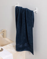 100% Cotton Plush Face Towel - Soft, Absorbent, with Decorative Border