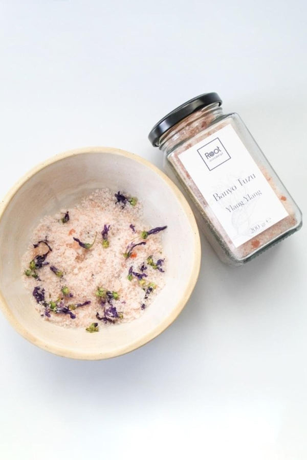 Natural Ylang Ylang Aromatherapy Bath Salt for Relaxation