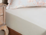 100% Cotton Ranforce Fitted Sheet - Soft & Durable King Size