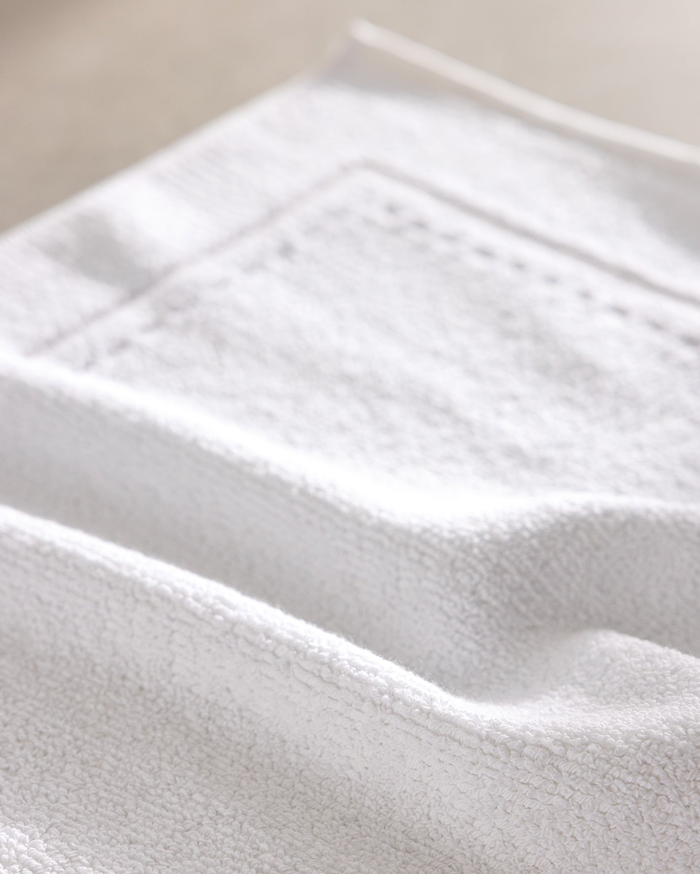 Cotton Non-Slip Foot Towel - Natural Collection Design