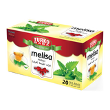 TURKOBABA Professional Lemon Balm Herbal Tea Bags - 20 Count Box