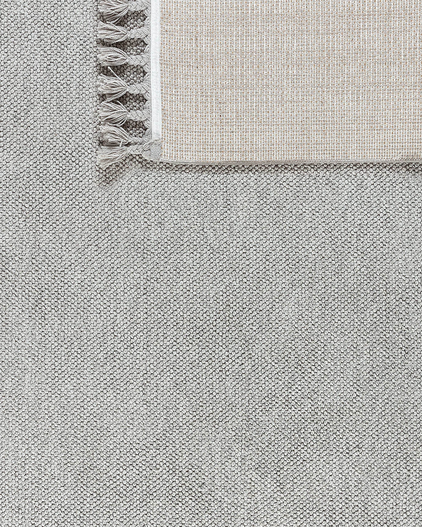 Soft Polyester Area Rug - Contemporary Grey Design