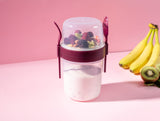 Portable Snack Food Storage Container with Lid