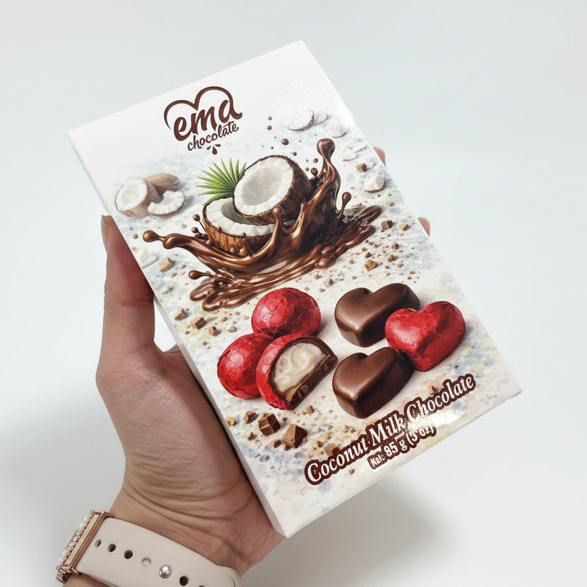 Premium Milk Chocolate Coconut Cream Bars