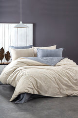 100% Cotton Double-Sided Double Duvet Cover Set