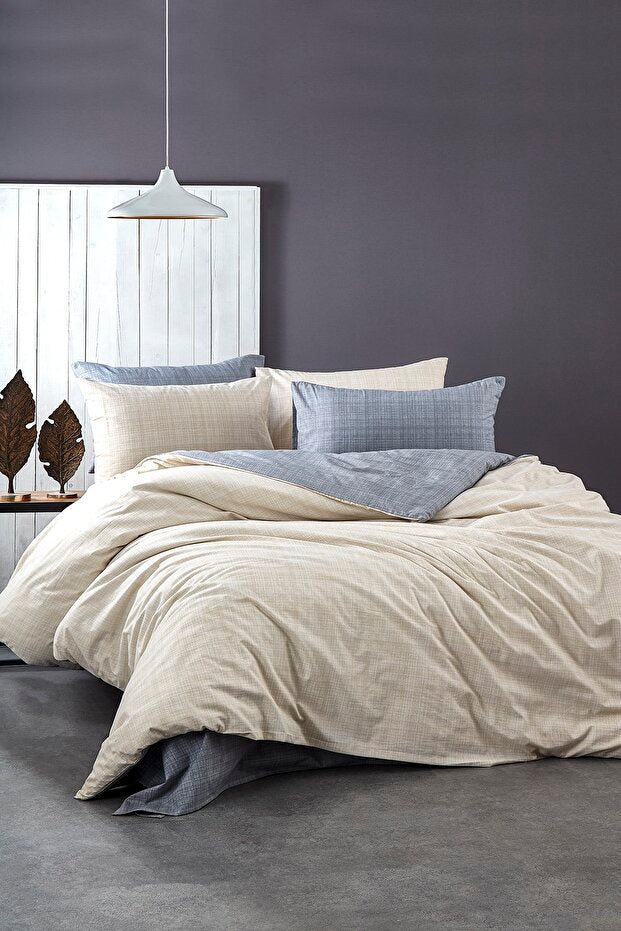 100% Cotton Double-Sided Double Duvet Cover Set