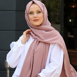Medina Silk Shawl - Blush Pink, Wrinkle-Free