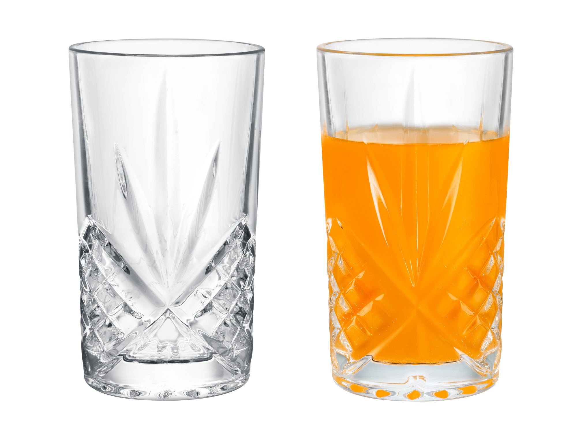 High-Quality Glass 4-Piece Tumbler Set - Versatile Drinkware