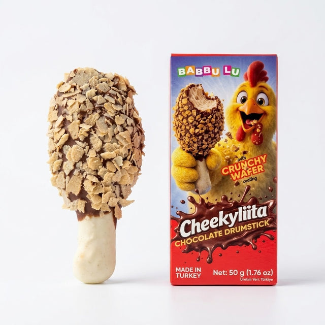 Wholesale Novelty Chicken Drum Shaped Milk Chocolate