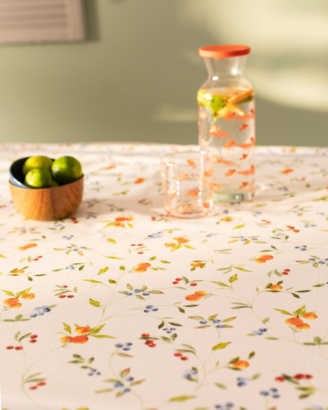 Easy-Clean PVC Tablecloth - Vibrant & Stain-Resistant Design