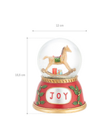 Polyester Decorative Sphere - Bleuette Glass-Effect Design