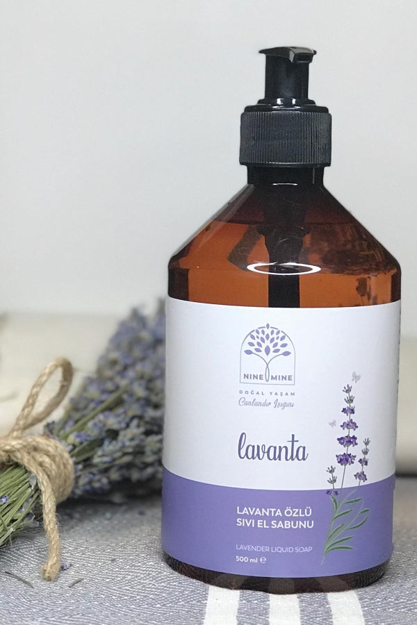 Savon Liquide Naturel - Nettoyant Réparateur et Hydratant Visage et Corps à la Lavande