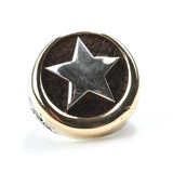 Sterling Silver Men's Ring with Crescent & Star Historical Motif