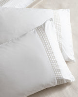 100% Cotton Double Pique Set - Elegant Embroidered Design