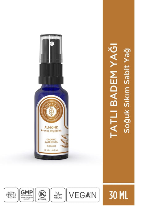 Sweet Almond Oil - Pure Cold-Pressed Hydrating & Softening Oil