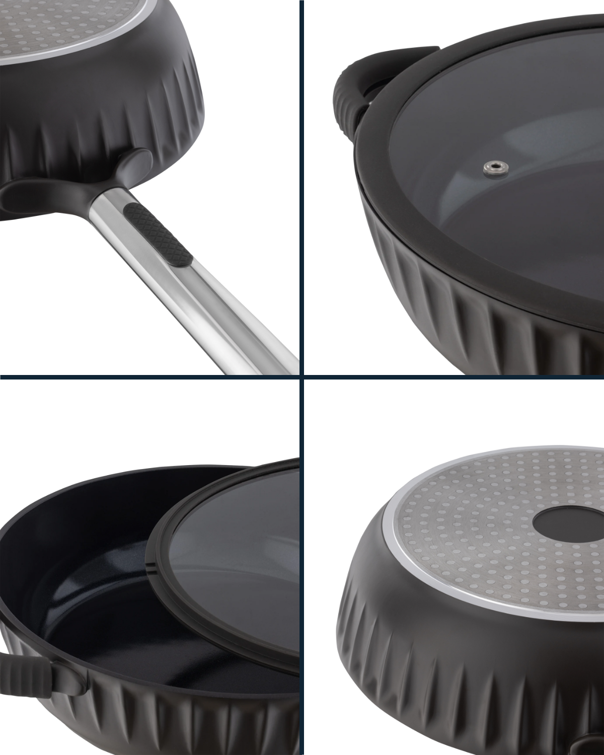 Freya 28 cm Brown Fry Pan Skillet