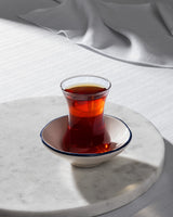 Glass & Ceramic 8-Piece Tea Set - Vie Rouge Espérer Collection